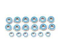 RC Accessoires Voitures Compatible avec Tamiya pour M-05 M-06 M05 M06 RC Dancing Rider, Pièces De Mise À Niveau, Accessoires, Kit De Roulements À Billes Scellés en Caoutchouc, 18 Pièces