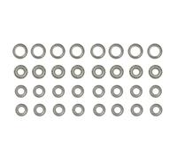 RC Accessoires Voitures Compatible avec Tamiya pour TT-02 TT-02D 1/10 Pièces De Rechange pour Voiture Télécommandée, Kit De 32 Roulements À Billes