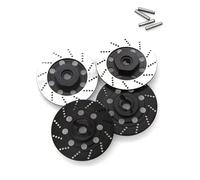 RC Accessoires Voitures Compatible avec Tamiya TT01 TT02 pour HPI pour HSP 94123 pour Sakura D4 1/10 RC sur Route Voiture Métal 12 Mm Roue Hexagonale Moyeu Adaptateur Disque De Frein(Black)