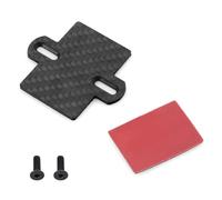 RC Accessoires Voitures Compatible avec Traxxas pour Slash 1/10 Kit De Pièces De Rechange pour Camion RC Short Course Plaque De Montage ESC À Motif Fibre De Carbone