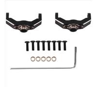 RC Accessoires Voitures Compatible avec Traxxas pour TRX-4M 1/18 Pièces Et Accessoires D'amélioration pour Voiture RC Crawler 2 Blocs De Pivot en Laiton, Porte-fusées en C Réf. 9733