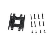 RC Accessoires Voitures Compatible avec Traxxas pour TRX-4M 1/18 Pièces Et Accessoires Voiture À Chenilles RC, Plaque De Protection Centrale en Métal, Support De Boîte De Vitesses 9736(Black)