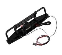 RC Accessoires Voitures Compatible avec Traxxas pour TRX4 pour Axial pour SCX10 II 90046 1/10 Pièces De Rechange pour Voitures RC Crawler Pare-Chocs Avant en Métal avec Treuil