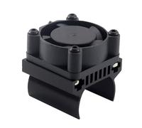 RC Accessoires Voitures Compatible avec TRAXXAS pour TRX4 TRX4-M pour Axial Scx24 1/18 RC Crawler Car Upgrade Parts Accessories 180 Moteur Ventilateur De Refroidissement Dissipateur De Chaleur(Black)