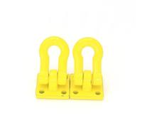 RC Accessoires Voitures Compatible avec Trx4 pour Axial pour Scx1090046 D90 TF2 Cc01 1/10 RC Véhicule sur Chenilles Camion Support De Remorque en Métal Crochet De Remorque De Sauvetage(Yellow)
