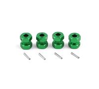 RC Accessoires Voitures pour Arrma 6S pour Kraton pour Typhon pour Outcast pour Mojave pour Felony 1/7 Métal 17 Mm Remplacement Et Mise À Niveau des Accessoires pour Chenilles RC(Green)
