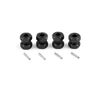 RC Accessoires Voitures pour Arrma 6S pour Kraton pour Typhon pour Outcast pour Mojave pour Felony 1/7 Métal 17 Mm Remplacement Et Mise À Niveau des Accessoires pour Chenilles RC(Black)