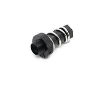 RC Accessoires Voitures pour Arrma pour Kraton pour Senton pour Talion pour Typhon pour Infraction pour Mojave 1/8 1/7 Moyeu Sauvegarde Servo Métal avec Écrou Serrage Voiture Radiocommandée(Black)