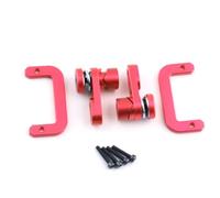 RC Accessoires Voitures Pour Axial Pour SCX10 1/10 Kit Protection Bras Palonnier Servo Changement Vitesse À 2 Vitesses Métal Accessoires Voitures Radiocommandées Mises Niveau(Red)