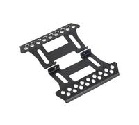 RC Accessoires Voitures pour Axial pour SCX10 90046 90047 pour Wrangler D90 TF2 pour Rock Slider 1/10 2 Pièces en Alliage D'aluminium Marchepied Latéral RC Voiture Chenille Mise À Niveau(Black)