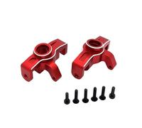 RC Accessoires Voitures Pour Hyper GO Pour MJX 14211 1/14 Coupelle Direction Avant Métal Rc Crawler Car Trucks Pièces Camion Accessoires Mises Niveau Remplacements Utilisation(Red)