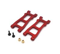 RC Accessoires Voitures Pour Hyper GO Pour MJX 20208 Pour JJRC C8811 1/20 Bras Inférieur Arrière Métal Véhicules Tout Pour Terrain Chenilles RC Accessoires Mises Niveau Réparations(Red)