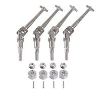 RC Accessoires Voitures pour MJX pour Hyper Go 1/16 16207/8/9/10 H16 H16BM H16PL 1/14 14210 H14bm Écrou D'accouplement Métallique CVD pour Arbre Transmission Pièces Détachées pour Voitures RC(Silver)