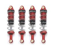 RC Accessoires Voitures pour MN pour Mn128 pour Wrangler Mn86 G500 1/12 Amortisseur Hydraulique De Mise À Niveau en Métal Accessoires Pièces De Voiture RC Mise À Niveau Et Remplacement(Red)