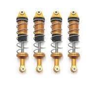 RC Accessoires Voitures pour MN pour Mn128 pour Wrangler Mn86 G500 1/12 Amortisseur Hydraulique De Mise À Niveau en Métal Accessoires Pièces De Voiture RC Mise À Niveau Et Remplacement(Yellow)