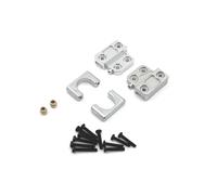 RC Accessoires Voitures pour MN pour MN82 LC79 pour MN78 1/12 Essieu Arrière Fixation Plaque Ressort Pièces Chenilles RC Camion Accessoires Mises Niveau Remplacement Réparation(Silver)