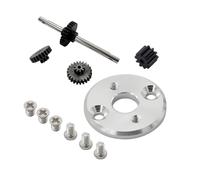 RC Accessoires Voitures Pour MN82 MN78 LC79 1/12 Pièces Mise Niveau Voiture RC Support Moteur Métal 370 Avec Pignon Moteur Ensemble D'engrenages Transmission Boîte Vitesses Voiture RC