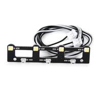 RC Accessoires Voitures pour Tamiya pour Scania 770S 6×4 56368 8X4 56371 1/14 Remplacement Toit Lumière Projecteurs Phares Conseil RC Camion Remorque Benne Voiture Pièces De Bricolage