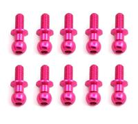 RC Accessoires Voitures pour Tamiya pour TT01 TT02 pour Sakura D5 1/10 Drift Car Pièces Rechange Universelles M3 Métal Hexagonale Vis À Tête Sphérique Décoration Voiture Accessoires