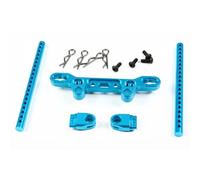 RC Accessoires Voitures pour Tamiya pour TT02 Pièces De Rechange pour Mises À Niveau De Voiture RC 1/10 Support D'amortisseur De Tour D'amortisseur Avant Et Arrière Pièces Modifiées(Blue)