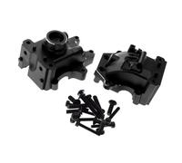 RC Accessoires Voitures pour Traxxas pour Sledge 95076-4 1/8 RC Boîtier De Boîte De Vitesses en Aluminium Avant Et Arrière 9529 Mises À Niveau Pièces Accessoires(Black)