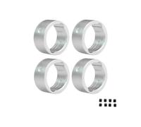 RC Accessoires Voitures pour Traxxas pour TRX-4 4WD pour XRT 8S-78086-4 pour Maxx-x 1/6 6s/8s Outdrive Cup Protect Outdrive Diamètre 17 Mm Pièces Et Accessoires De Voiture RC Et Remplacement(Silver)