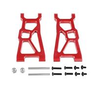 RC Accessoires Voitures Pour ZD Racing Pour DBX-10 1/10 RC Télécommande Voiture Désert Tout-terrain Véhicule Métal Mise À Niveau Accessoires Avant Bras Oscillant Décoration RC Voiture Pièces(Red)