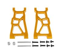 RC Accessoires Voitures Pour ZD Racing Pour DBX-10 1/10 RC Télécommande Voiture Désert Tout-terrain Véhicule Métal Mise À Niveau Accessoires Avant Bras Oscillant Décoration RC Voiture Pièces(Yellow)
