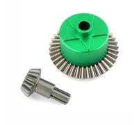 RC Améliorations Modèles pour Arrma pour Kraton pour Senton Big pour Rock pour Granite pour Outcast 4x4 1/10 Boîtier Différentiel Métal Pignon D'entrée 37T 13T Pièces Mise Niveau(Green)