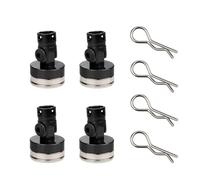 RC Améliorations Modèles pour Axial pour SCX10 pour Traxxas pour TRX4 D90 pour HSP pour Redcat 1/10 4 Pièces Poteaux Carrosserie Aimant Support Fixe Invisible Pince Dérive Voiture RC