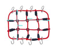 RC Améliorations Modèles pour AXIAL pour SCX10 pour TRX4 pour Bronco pour TRX6 pour Tamiya D90 pour TRX4M 1/10 1/18 1/24 pour Porte Bagages Élastique Filet RC Chenille
