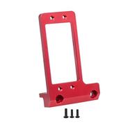 RC Améliorations Modèles pour Capra VP F9 1/10 Châssis Centre Gravité Bas Voiture sur Chenilles RC Pièces Mise Niveau DIY Aluminium CNC Essieu Avant pour LCG Support Servo Bat(Red)