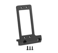 RC Améliorations Modèles pour Capra VP F9 1/10 Châssis Centre Gravité Bas Voiture sur Chenilles RC Pièces Mise Niveau DIY Aluminium CNC Essieu Avant pour LCG Support Servo Bat(Black)