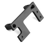 RC Améliorations Modèles pour King for Hauler pour Tamiya SR-0133 1/14 RC Semi Tractor Truck Tipper Upgrades Parts Support Servo Direction Métal(Black)