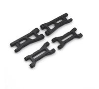 RC Améliorations Modèles pour LOSI Micro-B 2WD pour Buggy RTR LOS00007 1/24 Bras Suspension Inférieur Avant Et Arrière Métal Pièces Accessoires Modèle(Black)