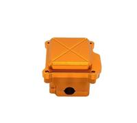 RC Améliorations Modèles pour MJX 14209 14210 1/14 Étagère Centrale Métal Boîtier Récepteur Couvercle Protection Plateau Électronique ESC Mise Niveau Pièce Rechange Modèle(Yellow)