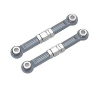 RC Améliorations Modèles pour MJX 16207 16208 16209 16210 14209 14210 1/14 Liens Tige Direction Avant Métal Pièces Rechange Mise À Niveau Voiture RC Réparations(Gray)
