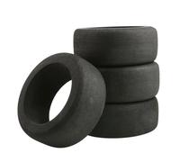 RC Améliorations Modèles Pour S86E Pour Hongnuo X3GT 1/8 4 Pièces 4WD Pour Nitro Off Pneus Éponge Jante Plate 17mm Hex RV Pour Course Course RC Pièces Mise À Niveau(TypeS)