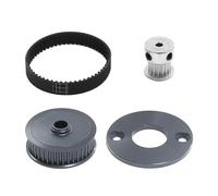 RC Améliorations Modèles Pour Tamiya Pour TT02 Pour TT-02 16T 40T Système D'engrenages Transmission Par Courroie À Faible Bruit Voiture RC Modifier Les Pièces Mise À Niveau(Grey)