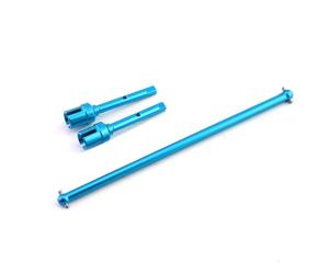 RC Améliorations Modèles pour Tamiya pour TT02 pour TT02B 1/10 RC Car Upgrade Parts Aluminium Alloy Metal Central Drive Shaft and Propeller Joint Set(Blue)