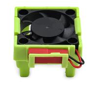 RC Améliorations Modèles pour Traxxas pour Bandit pour Rustler pour Stampede pour Slash 2Wd 4X4 pour VXL-3S Velineon ESC Dissipateur Thermique Ventilateur Refroidissement RC Modifiées(Green)