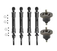 RC Améliorations Modèles pour Traxxas pour Slash pour Huanqi 4x4 Assemblage Différentiel D'engrenage Arbre D'entraînement Mise Niveau Métal Véhicule Tout pour Terrain Courte Durée(1set)