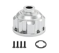 RC Améliorations Modèles Pour Traxxas Pour Slash Pour Maxx Monster Truck -89076-4#8982 1/10 Aluminium 7075 Boîtier Diff Avant/arrière W224 2.0 Pièce De Voiture RC(Silver)