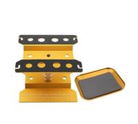 RC Améliorations Modèles pour TRX-4 pour Axial pour SCX10 II pour Tamiya pour HSP 1/10 1/12 1/16 RC Station Réparation Support Travail Plateforme sur Chenilles(Yellow)