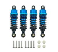 RC Amortisseur pour Tamiya pour TT01 pour TT02 1/10 RC Car Upgrade Parts 4Pcs Amortisseurs en Alliage D'aluminium Ensemble D'amortisseurs(Blue)
