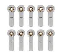 RC Amortisseur Set pour Axial pour SCX10 II D90 D110 pour Tamiya CC01 Pièces De Voiture, Bateau, Avion RC 1/10 M3 Link Tie Rod End Rotule(Silver)