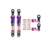 Rc Amortisseur SpéCial Pour Axial Pour SCX10 Pour TRX4 Pour Capra 1/10 75-115 Mm 2 Pièces Amortisseur Huile Aluminium Gros Alésage Avec Capuchon Décalé Chenilles RC(75mm)