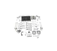 Rc Amortisseur SpéCial Pour HSP 94111 94108 94110 1:10 1 Ensemble Bras Oscillant Amortisseur Groupe Direction RC Crawler Voiture Monstre Pièces Mise À Niveau(Silver)