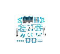 Rc Amortisseur SpéCial Pour HSP 94111 94108 94110 1:10 1 Ensemble Bras Oscillant Amortisseur Groupe Direction RC Crawler Voiture Monstre Pièces Mise À Niveau(Blue)