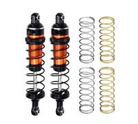 Rc Amortisseur SpéCial Pour Traxxas Pour Mini Pour Maxx 107154-1 87 Mm Amortisseurs Avant Arrière Alliage Métallique 7075 3760 10765 Voiture Télécommandée Pièces Monster Truck(Orange)